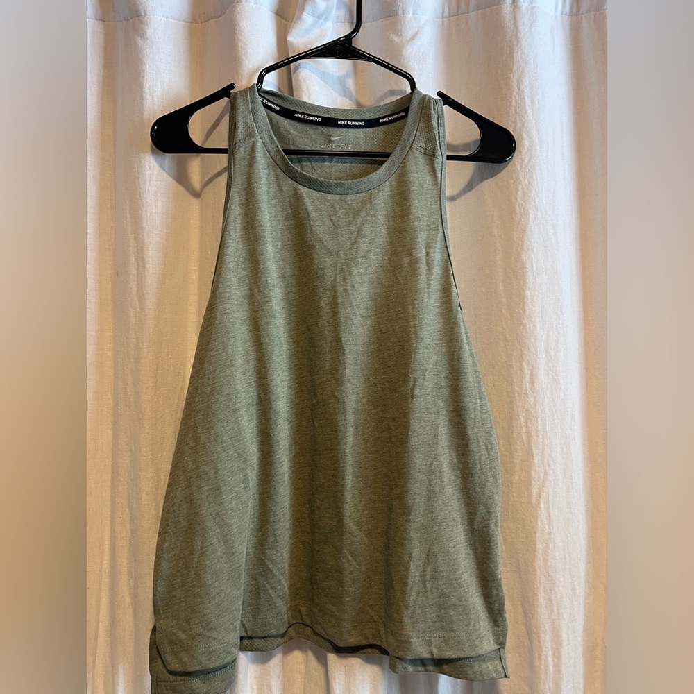 Olive Green Nike Women's Tank Top
